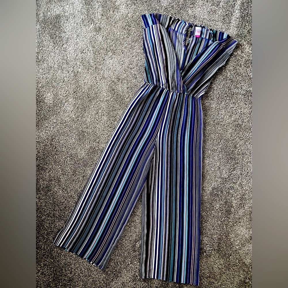Blue jumpsuit